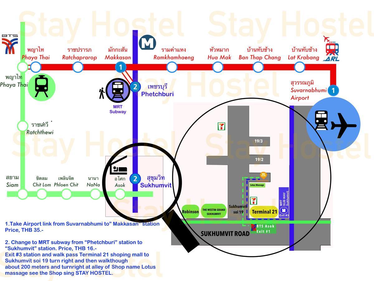 Stay Hostel Bangkok Dış mekan fotoğraf